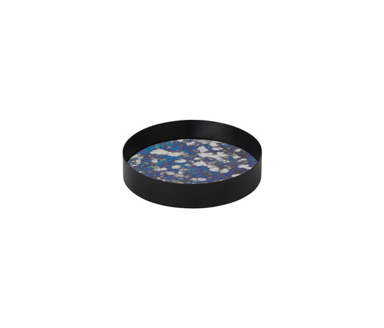 Coupled Tray Round - Blue Small | Tabletts | ferm LIVING