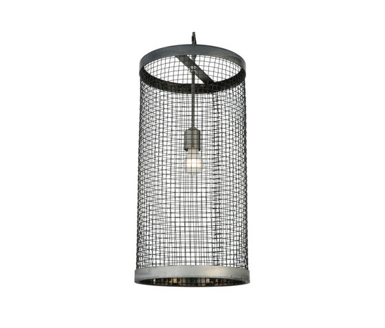 Cilindro Cage Pendant | Lámparas de suspensión | 2nd Ave Lighting