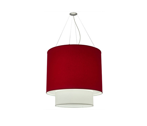 Cilindro 2 Tier Textrene Pendant | Lampade sospensione | 2nd Ave Lighting