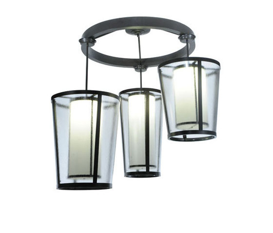 Cilindro Tapered 3 LT Cascading Pendant | Suspended lights | 2nd Ave Lighting