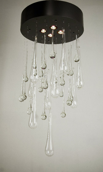 Crystal Teardrops Chandelier | Lámparas de suspensión | 2nd Ave Lighting