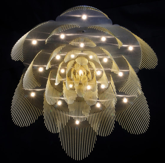 Rose - 700 - ceiling mounted - straight | Ceiling lights | Willowlamp