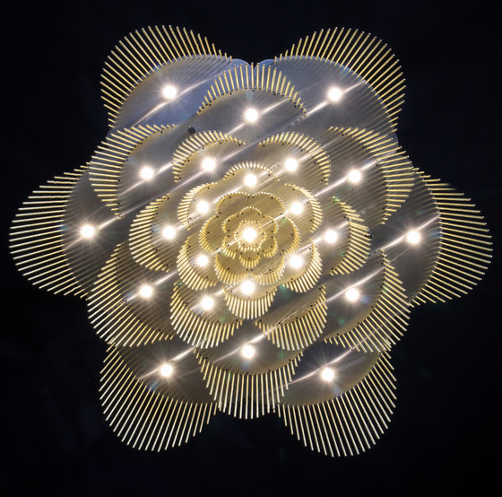 Rose - 700 - ceiling mounted - straight | Ceiling lights | Willowlamp