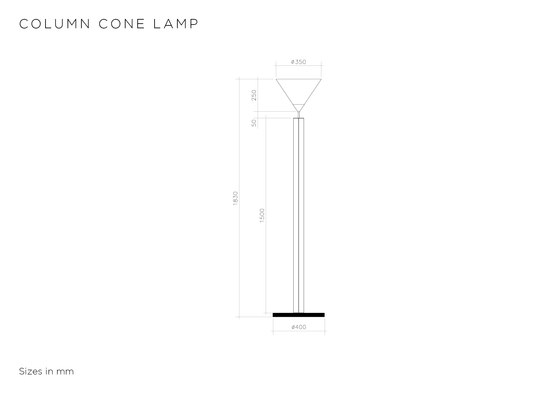 Column Cone | Free-standing lights | Atelier Areti