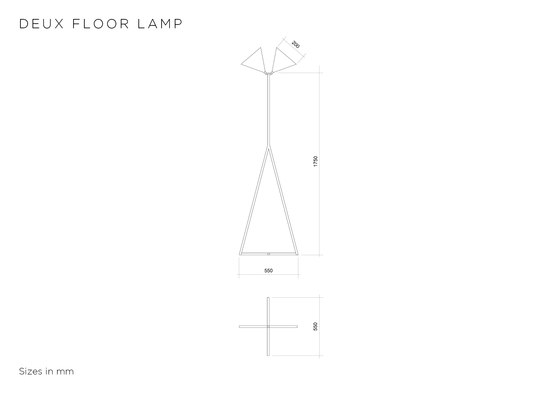 Deux Floor | Luminaires sur pied | Atelier Areti