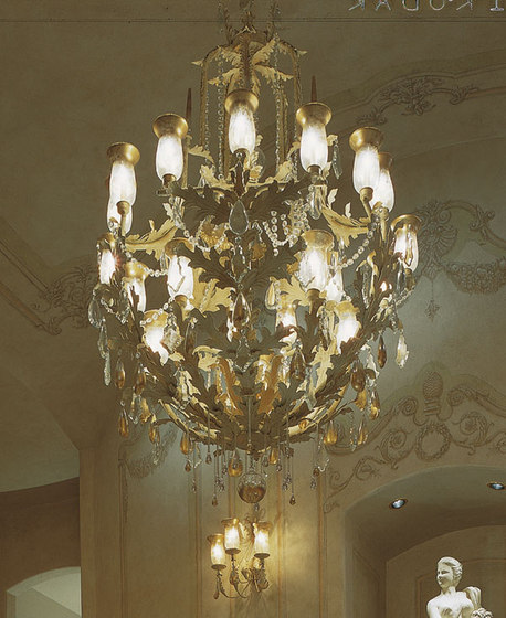 French Baroque 16 LT Chandelier 48"W | Suspensions | 2nd Ave Lighting