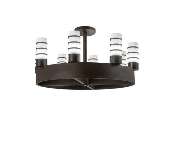 Molle Cilindro 8 LT Chandelier | Lampade sospensione | 2nd Ave Lighting