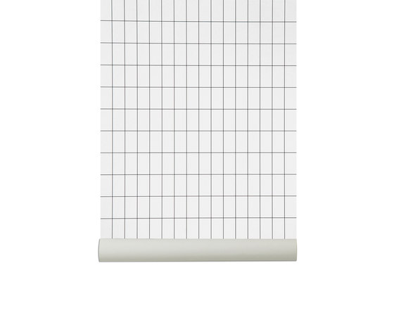 Wallpaper Grid - Black/White | Wandbeläge / Tapeten | ferm LIVING
