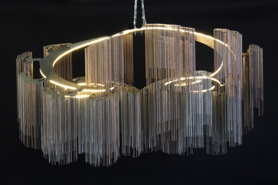 Custom Faraway Tree - double spiralling | Suspended lights | Willowlamp