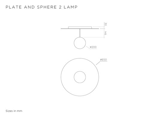 Plate And Sphere pendant | Lampade plafoniere | Atelier Areti