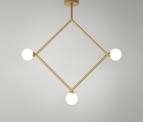 Rhombus Pendant Globes 03 | Lámparas de suspensión | Atelier Areti