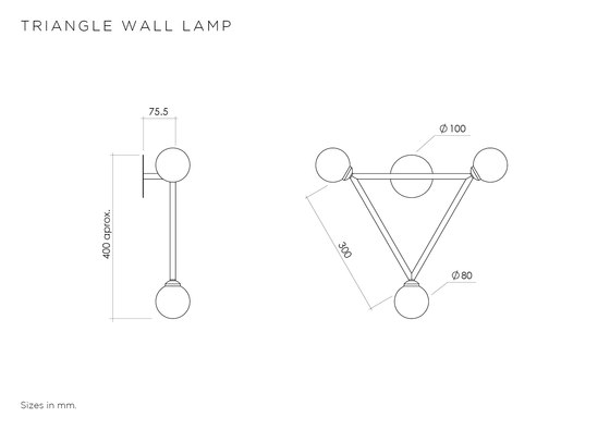 Triangle Wall | Wandleuchten | Atelier Areti