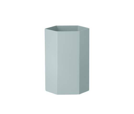 Hexagon Vase - Light Blue | Vasen | ferm LIVING