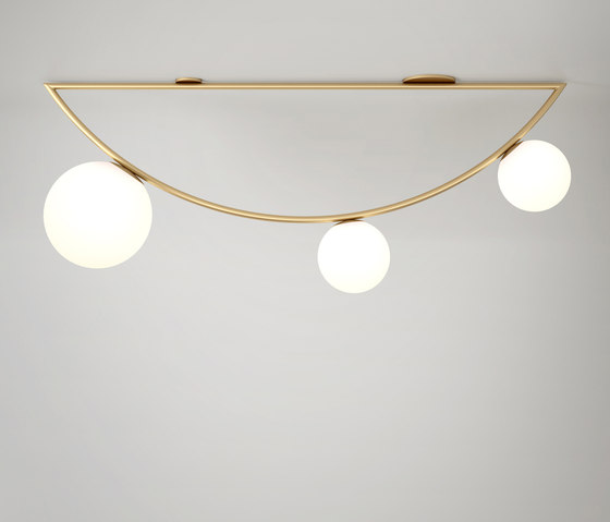 1m Domestic Girlande 3 Globes | Ceiling lights | Atelier Areti