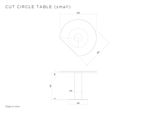 Cut Circle | Esstische | Atelier Areti