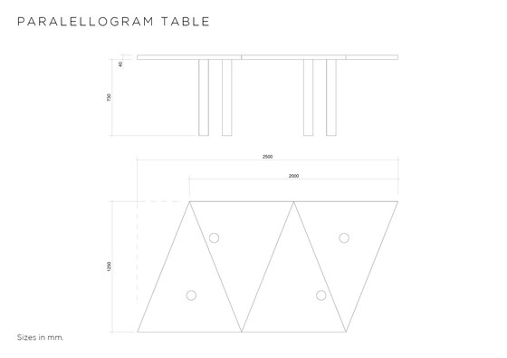 Paralellogram | Tavoli pranzo | Atelier Areti