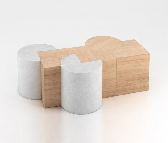 Circle And Square | Tables basses | Atelier Areti