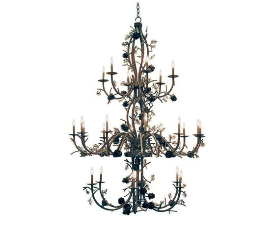 Pinecone 24 LT Chandelier | Suspensions | 2nd Ave Lighting