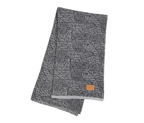 Maze Blanket - Grey | Tessuti decorative | ferm LIVING