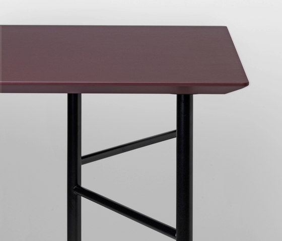 Mingle Table Top - Bordeaux Linoleum - 135 cm | Linoleum panels | ferm LIVING