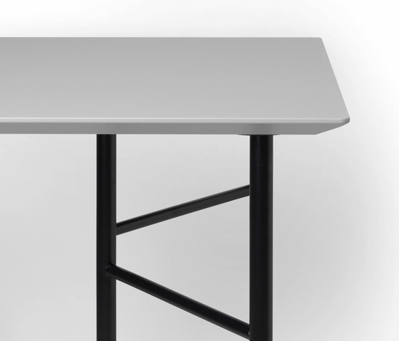 Mingle Table Top - Light Grey Linoleum - 135 cm | Plaques de linoleum | ferm LIVING