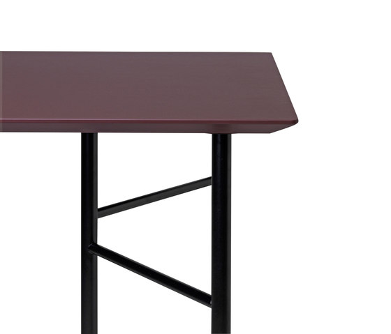 Mingle Table Top - Bordeaux - 160 cm | Plaques de linoleum | ferm LIVING