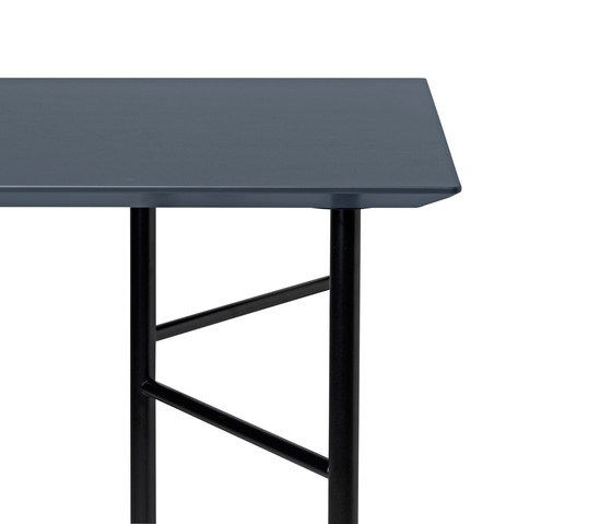 Mingle Table Top - Charcoal - 160 cm | Linoleum panels | ferm LIVING