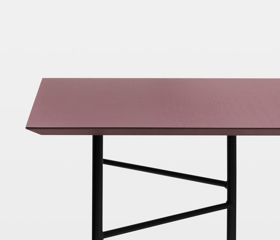 Mingle Table Top - Bordeaux Linoleum - 210 cm | Linoleum panels | ferm LIVING