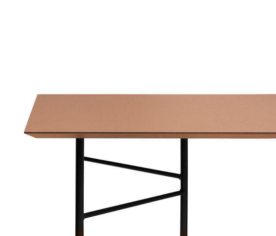 Mingle Table Top - Ochre - 210 cm | Linoleum panels | ferm LIVING