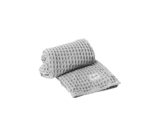 Organic Hand Towel - Light Grey | Serviettes de toilettes | ferm LIVING