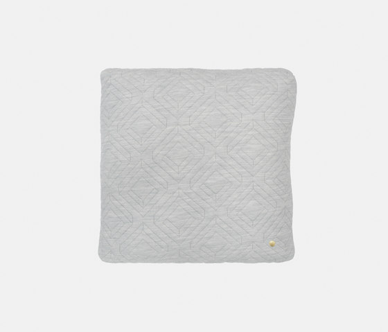 Quilt Cushion - Light Grey | Kissen | ferm LIVING