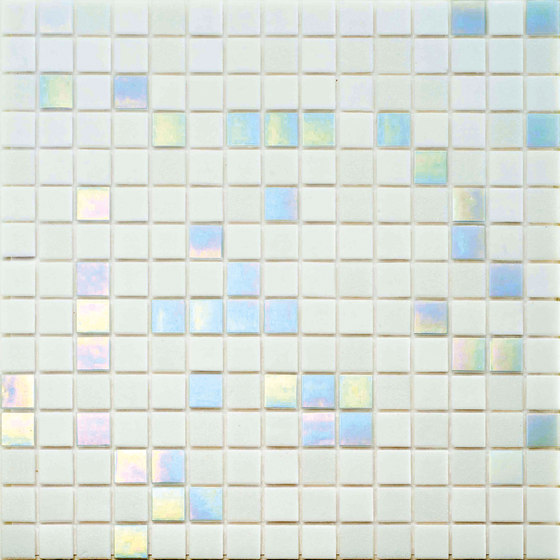 Cromie Aqua 20x20 Bianco Lux | Glass mosaics | Mosaico+