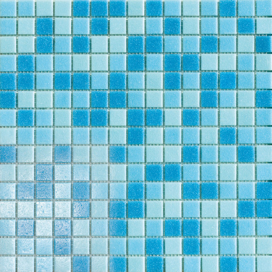 Cromie Aqua 20x20 Turchese Mix | Mosaicos de vidrio | Mosaico+