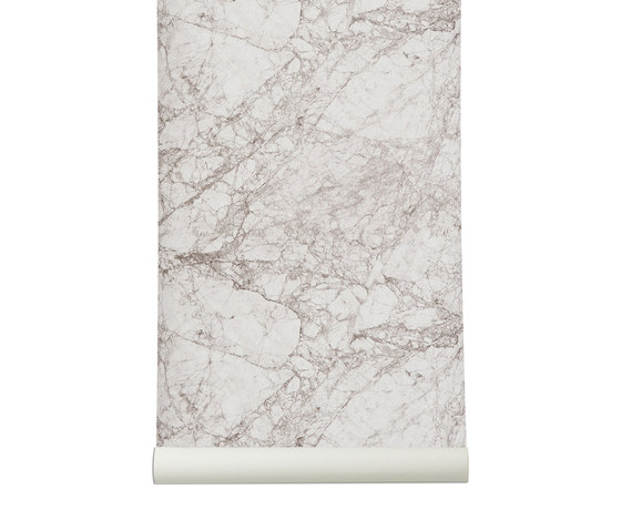 Wallpaper Marble - Grey | Carta parati / tappezzeria | ferm LIVING