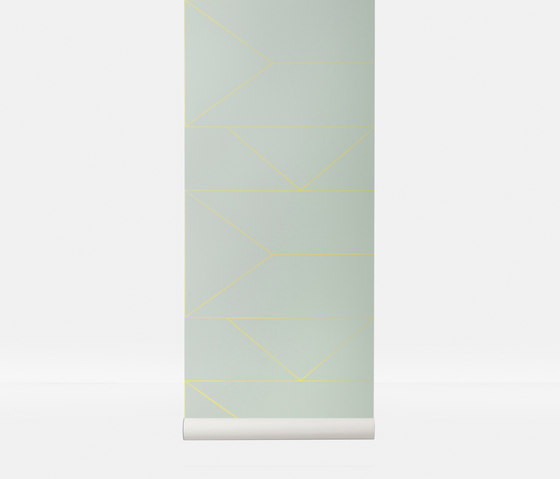 Lines Wallpaper - Mint | Revestimientos de paredes / papeles pintados | ferm LIVING