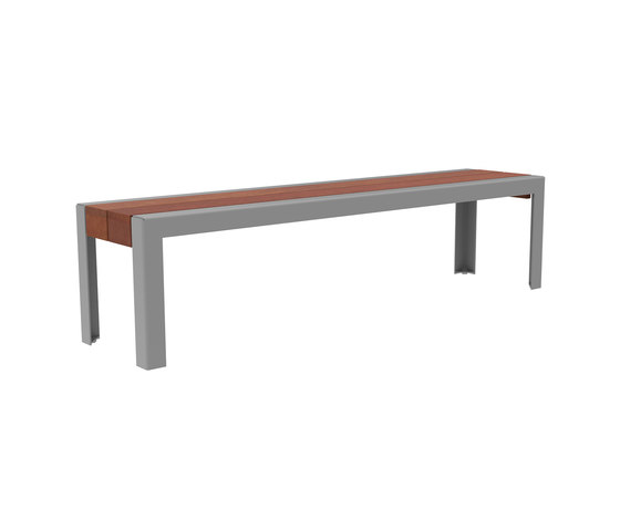 MLB1050B-W Backless Bench | Panche | Maglin Site Furniture