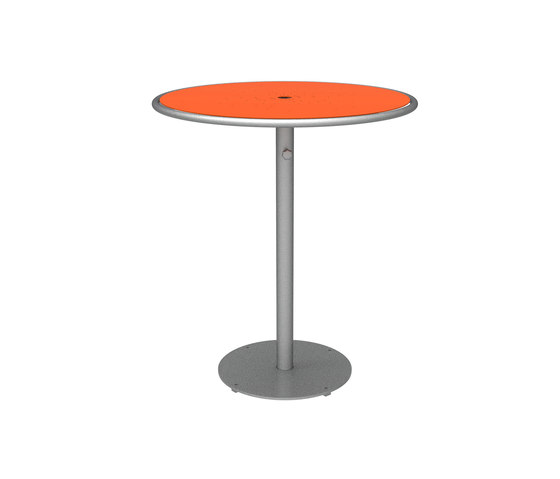 FRT1700-BH-RD-M1-SMU-36 Round Bar Height Table | Mesas altas | Maglin Site Furniture
