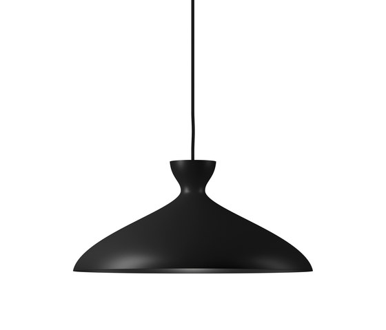 Pretty wide pendant light black matt | Suspended lights | Nyta