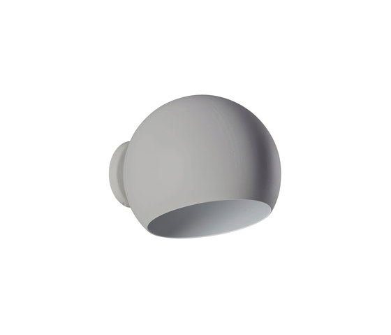 Tilt Globe Wall Short grey | Lámparas de pared | Nyta