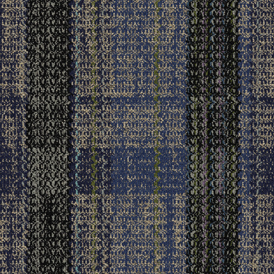 World Woven - Summerhouse Brights Cobalt/Black variation 1 | Carpet tiles | Interface USA