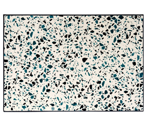schoenstaub x Terrazzo Project | Carpet Blue | Formatteppiche | Sula World