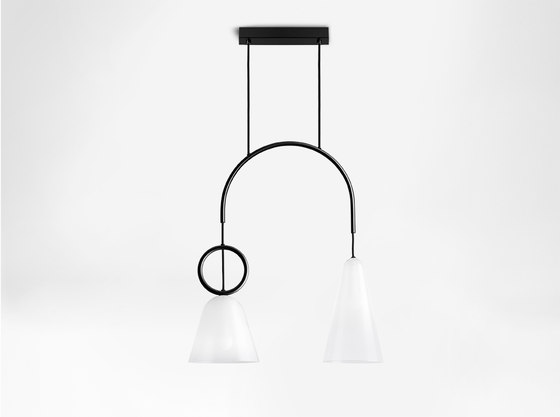 Kling | Pendant Lamp Mobile White- White | Lampade sospensione | Petite Friture