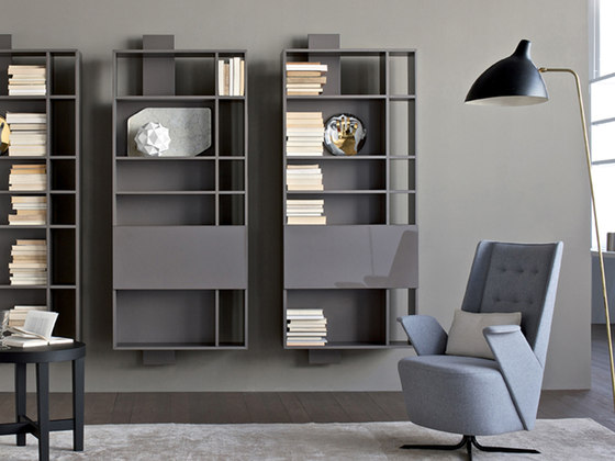 Contatto | Bookcase With Doors | Shelving | Estel Group
