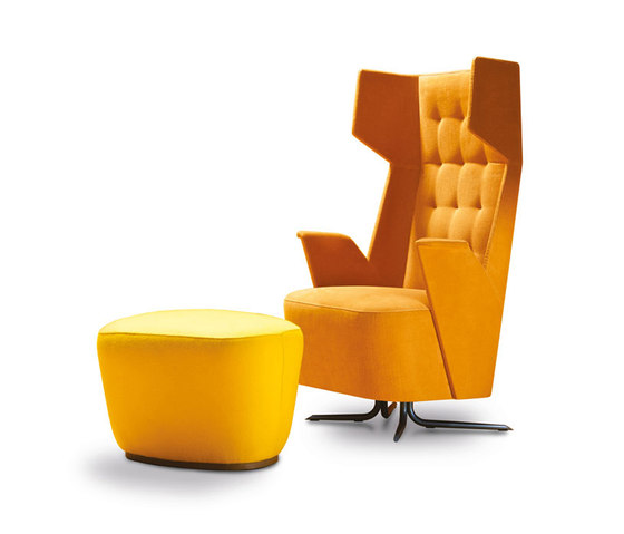 Embrasse Grand Relax | Armchair & Pouf | Sessel | Estel Group