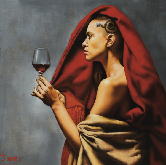 Wine Tasting 1 | Tessuti decorative | Inkiostro Bianco