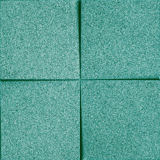Shapes - Blocks (Turquoise) | Dalles de liège | Architectural Systems