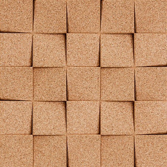 Shapes - Checkers (Natural) | Cork tiles | Architectural Systems