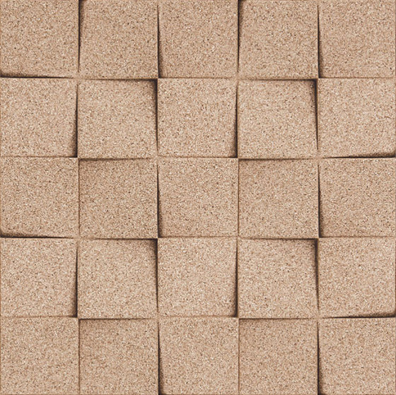 Shapes - Checkers (Ivory) | Cork tiles | Architectural Systems