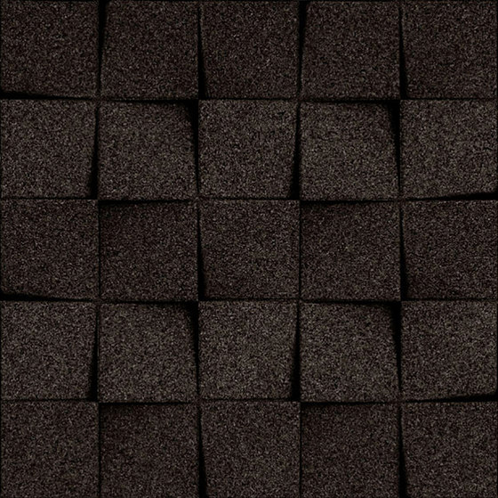 Shapes - Checkers (Black) | Dalles de liège | Architectural Systems