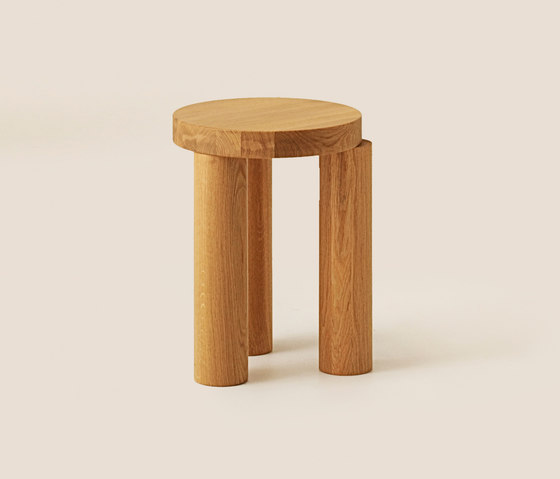Offset Stool - Natural | Stools | Resident